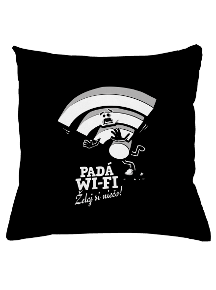 Padá wi-fi vankúš Black