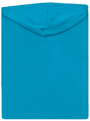 Bez potlače dámska mikina na zips Blue Atol