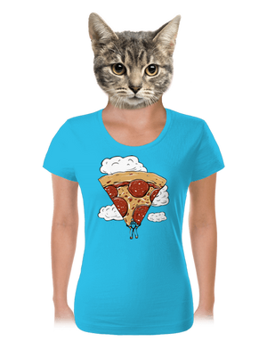 Pizzašutista dámske tričko Blue Atol