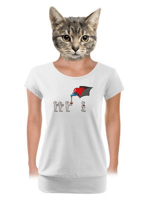 dámske tričko s lemom