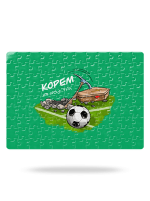 Kopem za svoj tím puzzle White