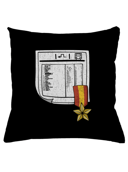 Cestovný poriadok vankúš Black