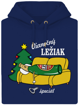 Vianočný ležiak unisex mikina premium Navy