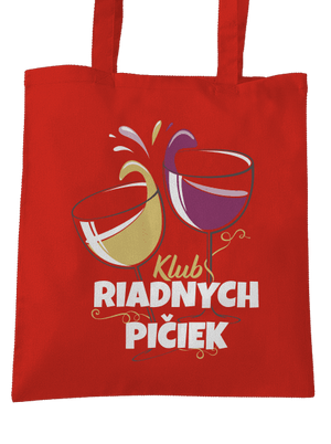 Klub riadnych pičiek taška Bright Red