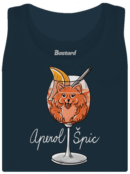 Aperol Špic dámske tielko klasické Navy
