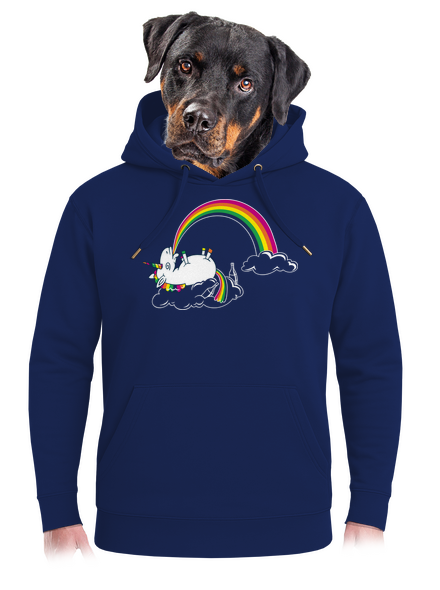 Tajomstvo dúhy unisex mikina premium Navy