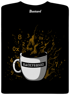 Hackpresso  detské tričko Black