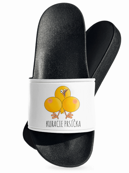 Kuracie prsíčka šľapky White