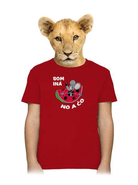 Som iná detské tričko Red