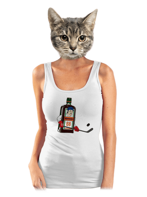 Jágrmeister dámske tielko klasické White