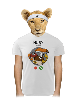 Huby volajú detské športové tričko White