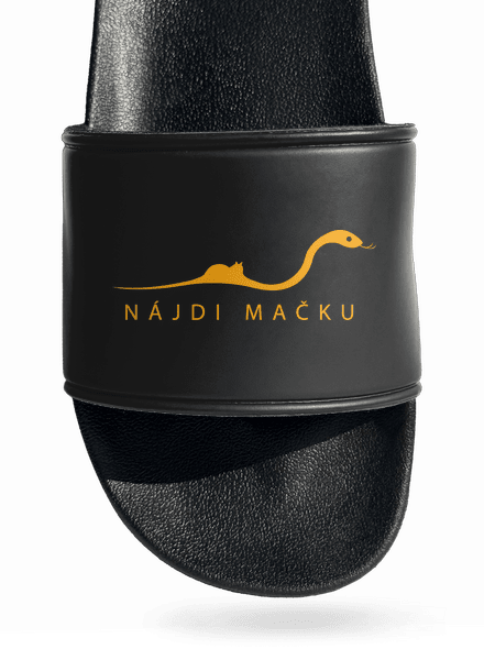 Nájdi mačku šľapky Black