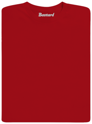 Bez potlače pánske tričko Red