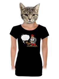 dámske tričko s lemom