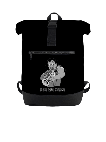Louis Armstrong batoh Black