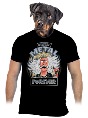 Heavy metal forever pánske tričko Black