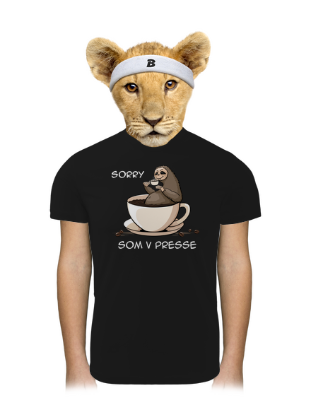 V presse detské športové tričko Black