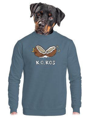 unisex mikina bez kapucne