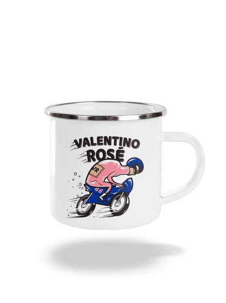 Valentino Rosé plecháčik White
