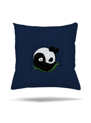 Dve spiace pandy vankúš Dark Navy