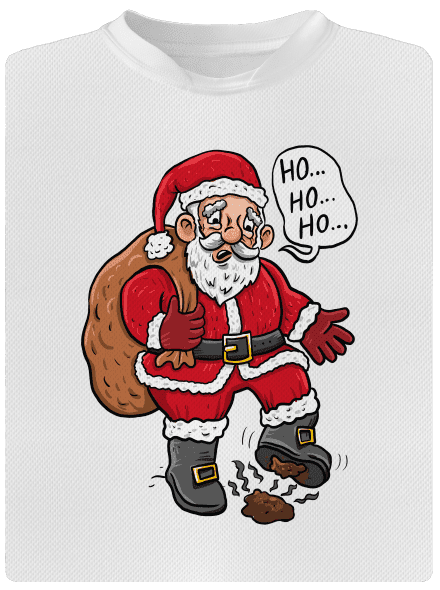 Ho ho ho  detské športové tričko White