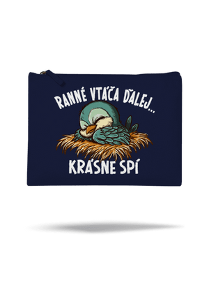 Ranné vtáča spí taštička French Navy