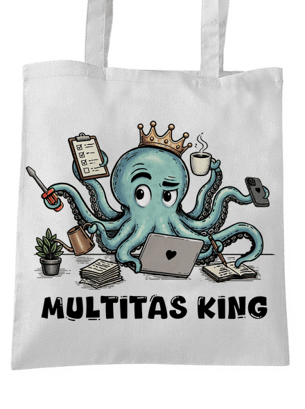 Multitas king taška White