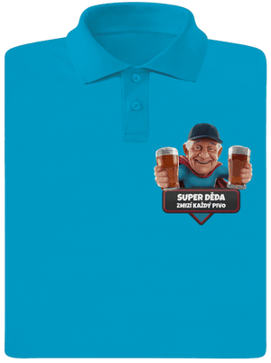 Super dedo pánska polokošeľa Blue Atol