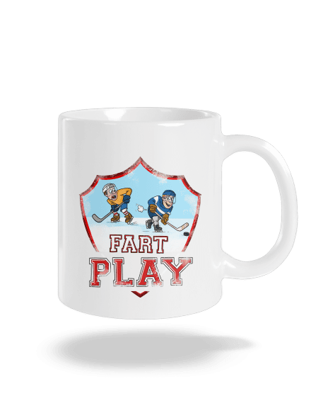 Fart Play klasický hrnček White