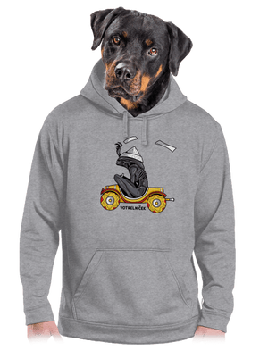 Votrelníček pánska mikina klokanka Light Melange