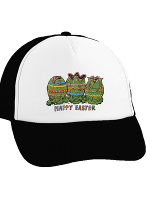 Happy Easter šiltovka truckerka Black cap