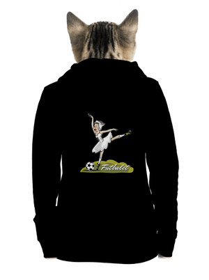 Futbalet dámska mikina na zips Black