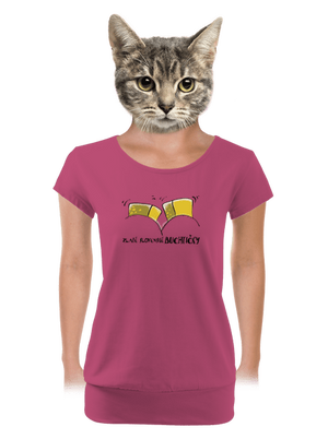 dámske tričko s lemom