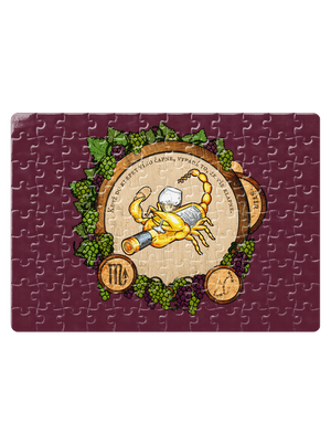 Vínny horoskop: Škorpión puzzle White