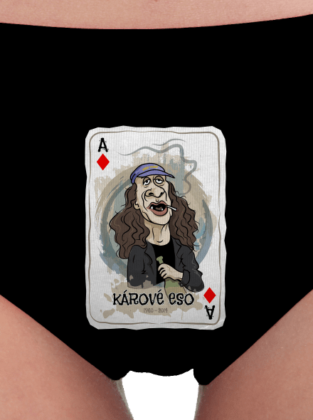 Kárové eso dámske nohavičky Black