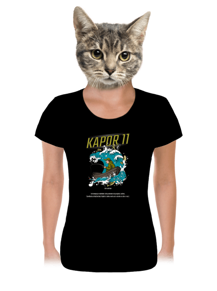 Kapor 11 dámske tričko Black
