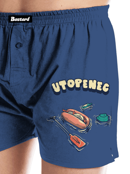 Utopenec pánske trenky Blue