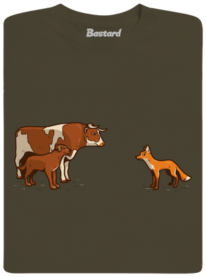 Vůl, pes a vulpes pánske dlhý rukáv Urban Khaki