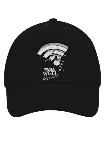 Padá wi-fi šiltovka baseballka Black