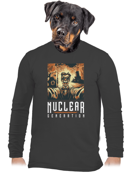Nuclear generation pánske dlhý rukáv Dark Grey