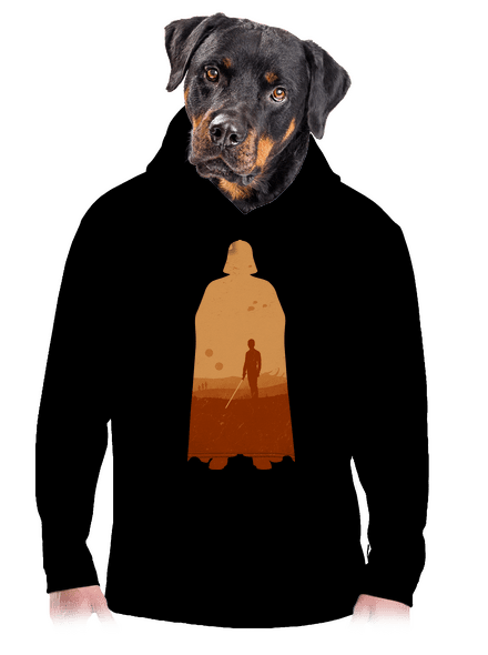 Skywalker pánska mikina klokanka Black