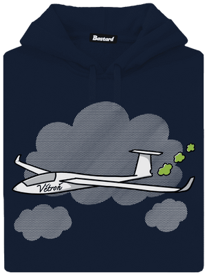 Větroň pánska mikina klokanka Navy