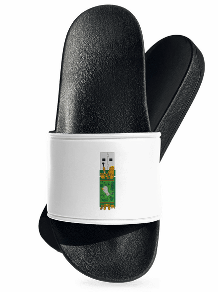 USB city šľapky White