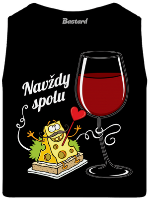 Navždy spolu pánske tielko Black