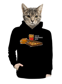 dámska mikina klokanka