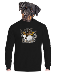 unisex mikina bez kapucne