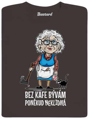 Neklidná bez kafe pánske dlhý rukáv Bear Brown