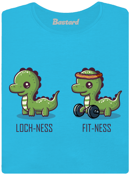 Fit-ness dámske tričko s lemom Blue Atol