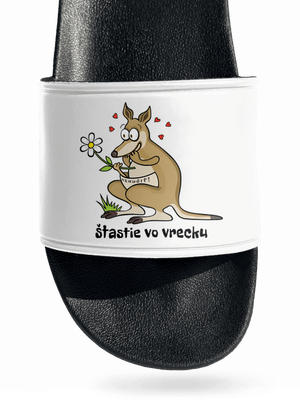 Šťastie vo vrecku šľapky White