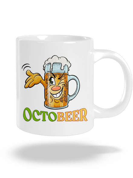 Octobeer veľký hrnček White